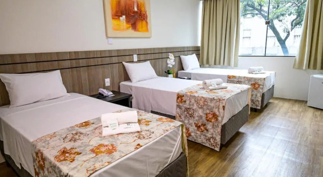 Трёхместный номер Standard Hotel Nacional Inn São Paulo - Próximo ao COPAN