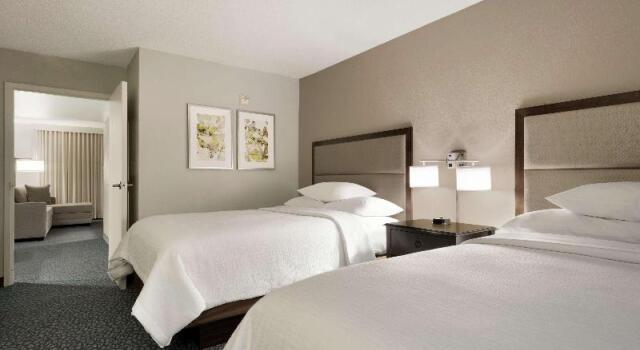 Четырёхместный люкс с 2 комнатами Embassy Suites by Hilton Atlanta Alpharetta
