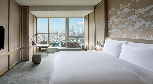 Двухместный номер Deluxe Kempinski Hotel Nanjing
