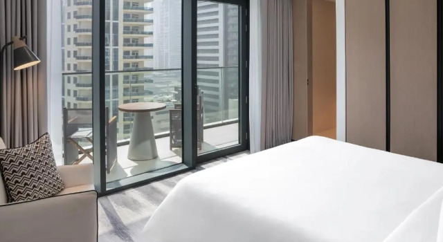 Двухместный номер Deluxe с видом на город Vida Dubai Marina & Yacht Club