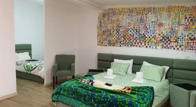 Семейный номер Standard с балконом и с видом на бассейн Gojim Casa Rural