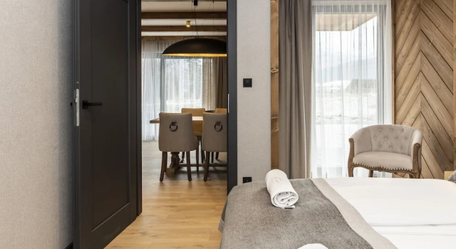 Апартаменты Superior Szymaszkowa 7 - luksusowe apartamenty z widokiem na Giewont - sauna, parking w cenie - IZBY PODHALAŃSKIE