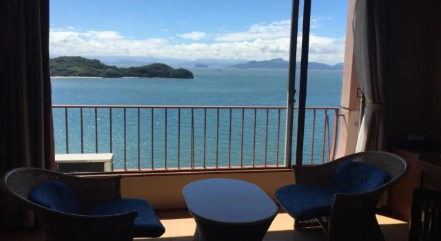 Четырёхместный номер Standard с видом на океан New Kankai Honkan Tenku Ocean View Hotel Kairo