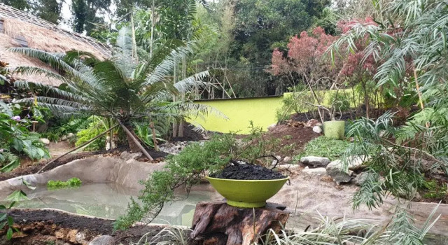 Maka-Kalinaw 5 Wabi sabi Room, Forest Deck View, Book Hotel Hotels in Alfonso with Parking, Parking