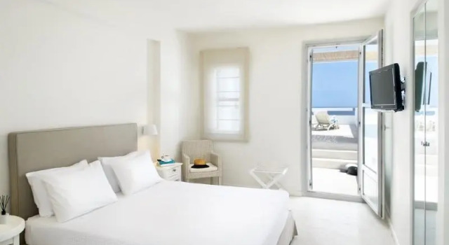 Двухместный номер Deluxe с балконом Skyros Ammos Hotel