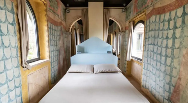 Standard Zimmer mit Balkon und mit Stadtblick Castello Di Monterone