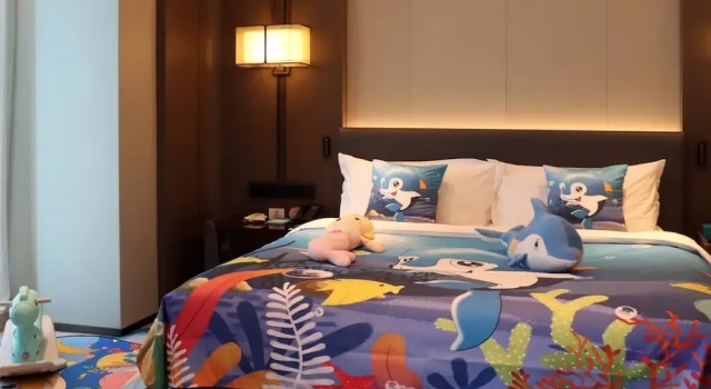Двухместный номер Ocean Themed Family Wyndham Grand Zaozhuang