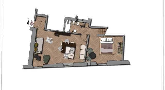 Апартаменты c 1 комнатой Oltrarno 1881 Apartments