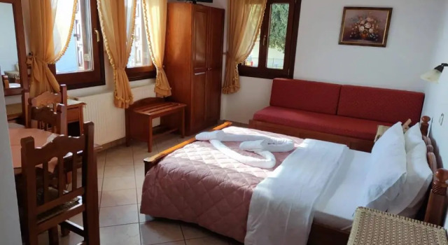 Студия с балконом и с видом на море Guesthouse Papagiannopoulou