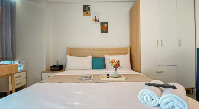 Monolocale Minimalist And Cozy Studio Tamansari Iswara Apartment