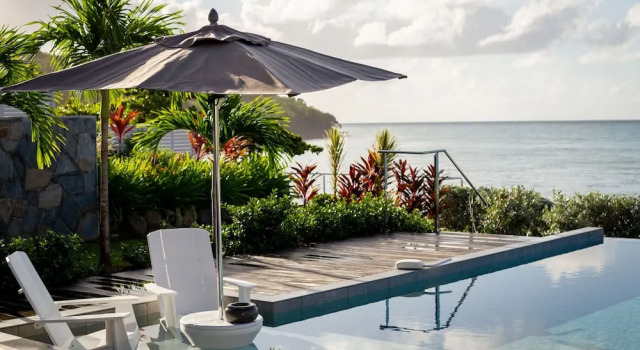 Вилла Superior с 4 комнатами с видом на море Eden Roc Villas