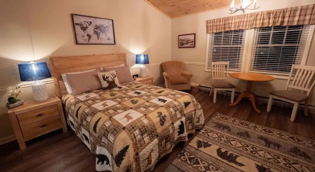 Люкс Deluxe с балконом The Snowshoe Lodge