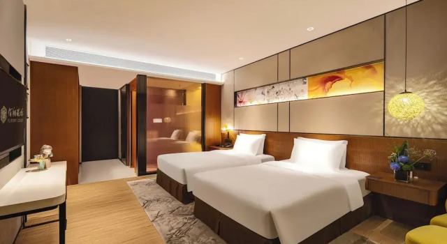 Двухместный номер Luxury с видом на озеро Xiamen Gaoqi Airport Fliport Coso Hotel