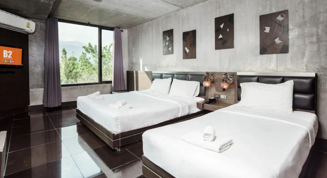 Трёхместный номер Luxury B2 Black Business & Budget Hotel