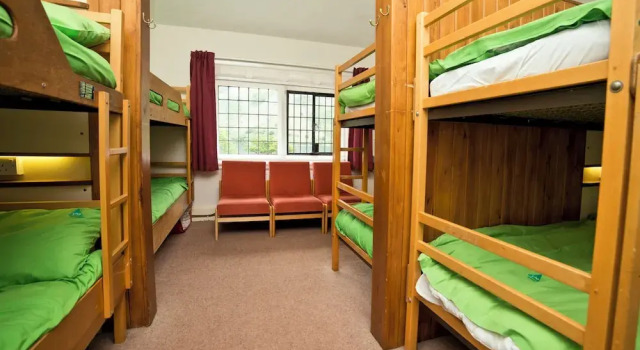 Кровать в общем номере YHA Wasdale Hall