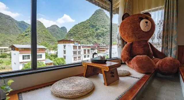 Люкс Qingju Caotang Homestay (Yangshuo Yulong River Jima Wharf Branch)