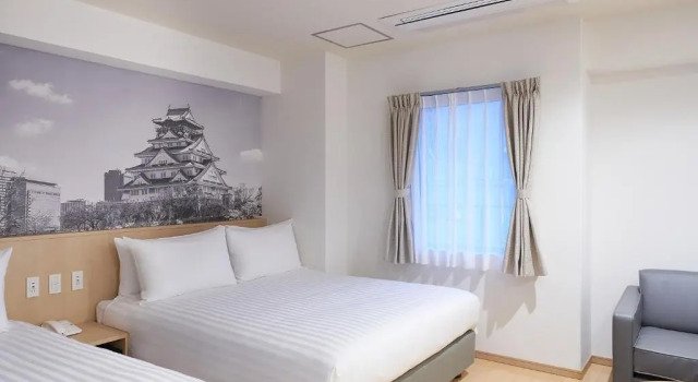Трёхместный номер Friends and Family Deluxe Travelodge Honmachi Osaka