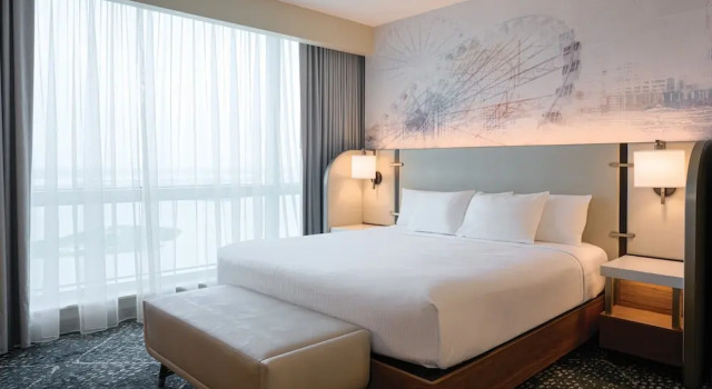 Двухместный люкс Atrium Tower Отель Harrahs Resort Atlantic City