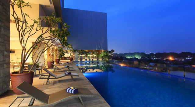 Supérieure double chambre avec balcon Swiss-Belinn Karawang