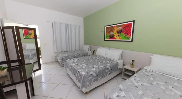 Четырёхместный номер Standard Pousada Mirante da Praia