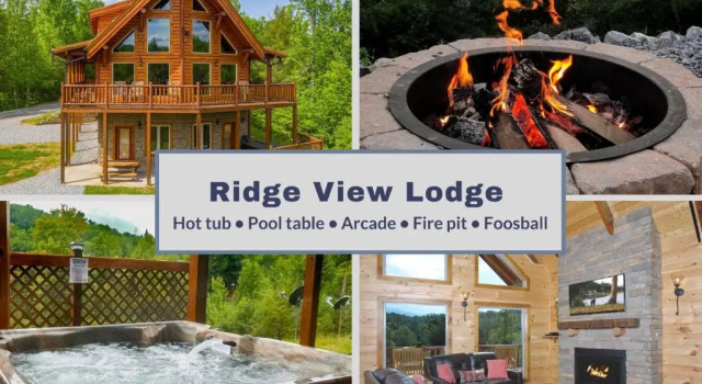 Коттедж Ridge View Lodge - Smoky Mountains - Gatlinburg - Pigeon Forge