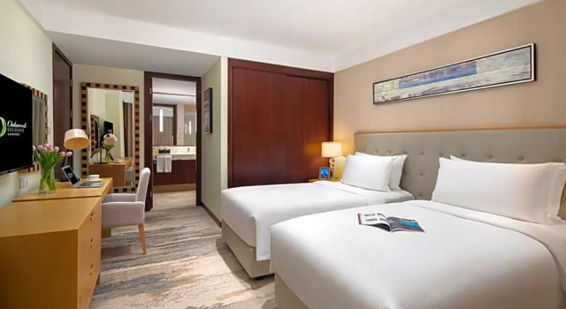 Двухместный люкс Executive c 1 комнатой Oakwood Residence Hangzhou - Close to Westlake and Yellow Dragon Stadium