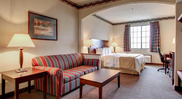 Люкс c 1 комнатой Comfort Suites Hattiesburg near University