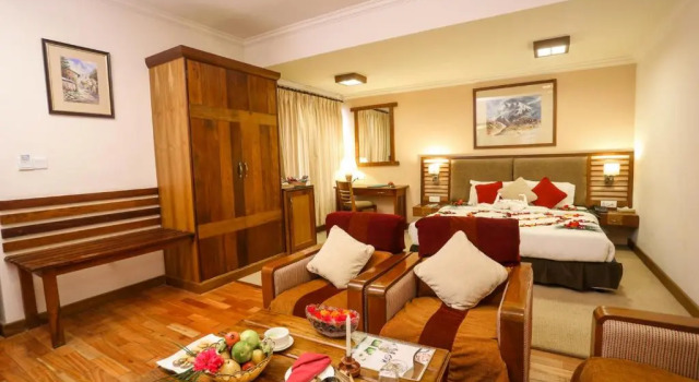 Двухместный номер Deluxe с балконом и с красивым видом из окна Atithi Resort & Spa