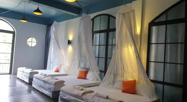 Кровать в общем номере Le vent Tam Đảo homestay