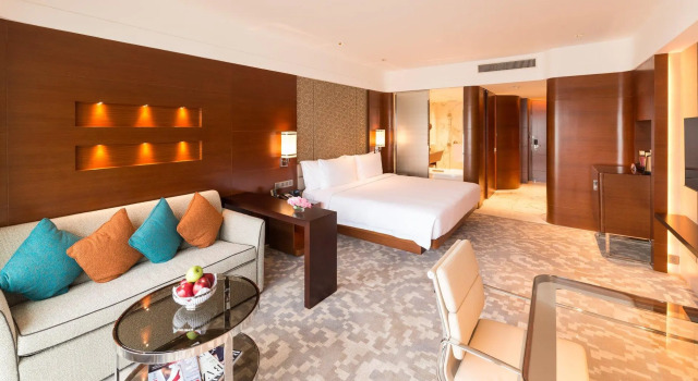 Deniz manzaralı Premium çift kişilik oda Crowne Plaza Macau by IHG