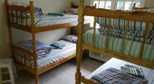 Кровать в общем номере Way Up Hostel