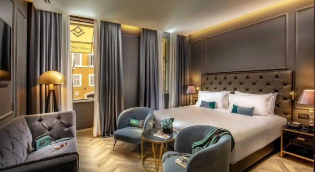 Двухместный номер Deluxe Hotel La Place Roma