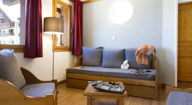 Кровать в общем номере Résidence Odalys Le Hameau et les Chalets de la Vallée dOr