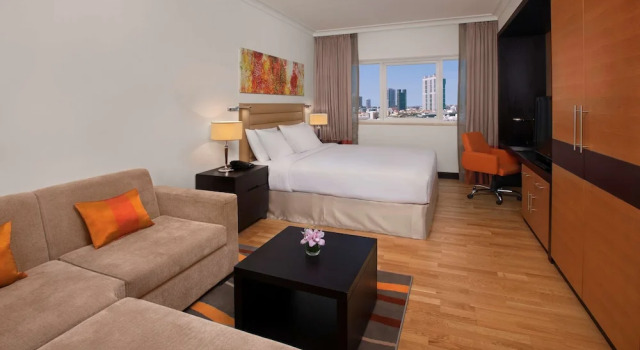 Двухместная студия с кухней DoubleTree by Hilton Hotel and Residences Dubai Al Barsha