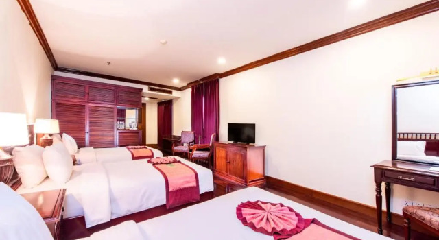 Трёхместный номер Deluxe Steung Siemreap Hotel