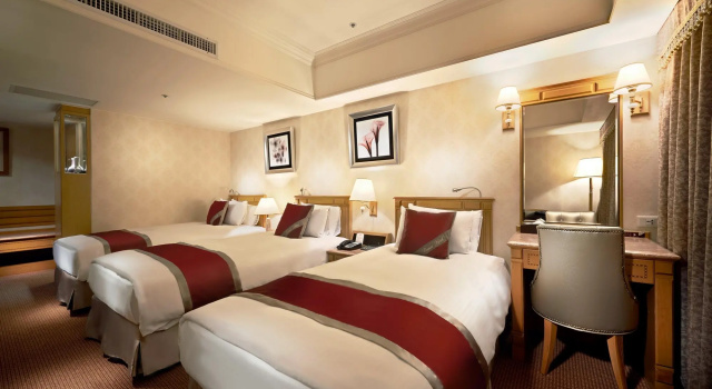Трёхместный номер Deluxe Cosmos Hotel Taipei