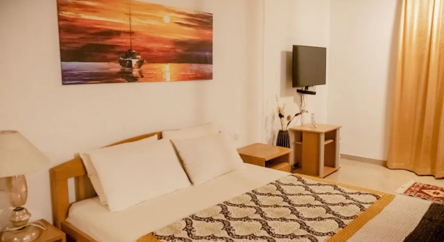 Студия с красивым видом из окна Bivalvia Apartments