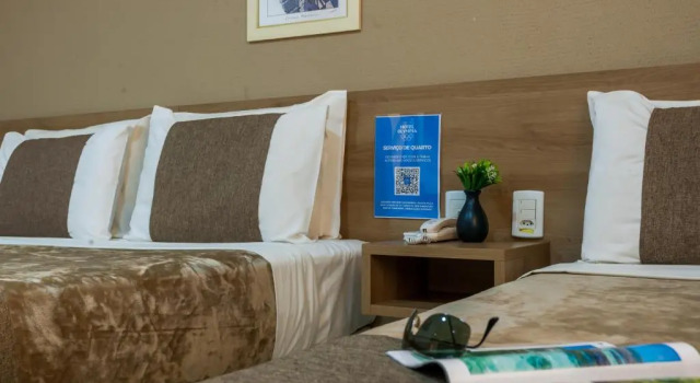 Трёхместный номер Deluxe Hotel Olympia Vila Velha