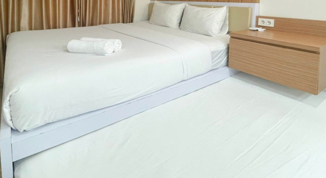 Wooden Accents 1Br At Podomoro City Deli Medan Apartment, Book Apartment Medan Sumatra