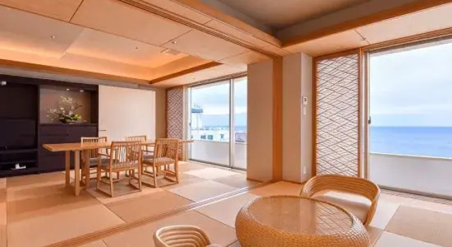 Номер Premium с видом на океан Hotel Sanrakuso