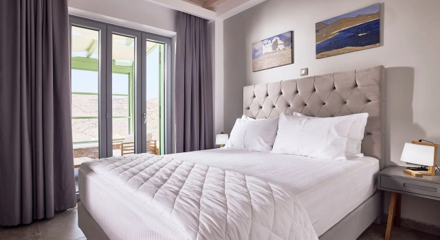 Люкс семейный Deluxe с видом на море EmGard Houses Kythnos