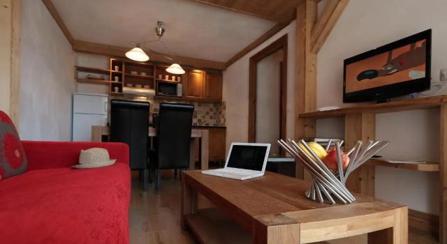 Кровать в общем номере c 1 комнатой Résidence Les Arolles by Les Etincelles