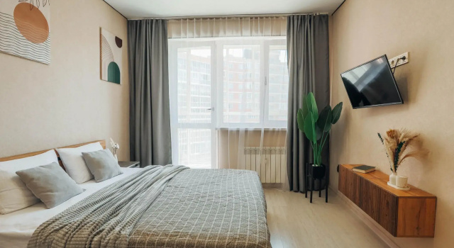 Апартаменты c 1 комнатой Апартаменты Home Hotel (Хоум Отель) на улице Пискунова