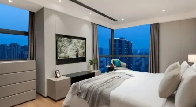 Двухместный люкс Executive c 1 комнатой Somerset Taihu New City CBD Wuxi
