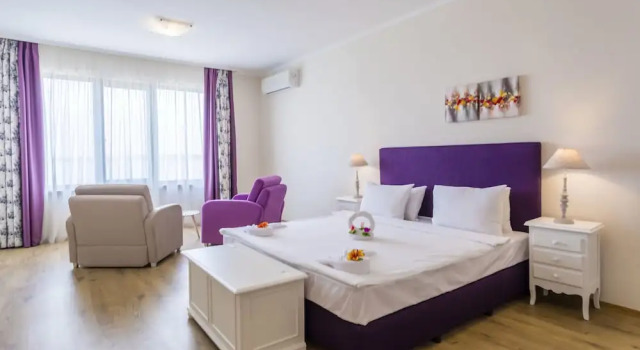 Апартаменты Comfort с 2 комнатами с балконом и с видом на море Gardenia Beach Palace Aparthotel
