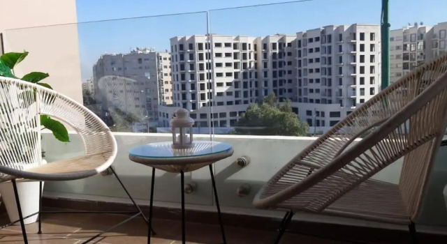 Апартаменты c 1 комнатой Chez Michel Appartement Casablanca Avec Piscine