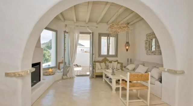 Вилла 4-bedroom Cycladic Villa with Seaview