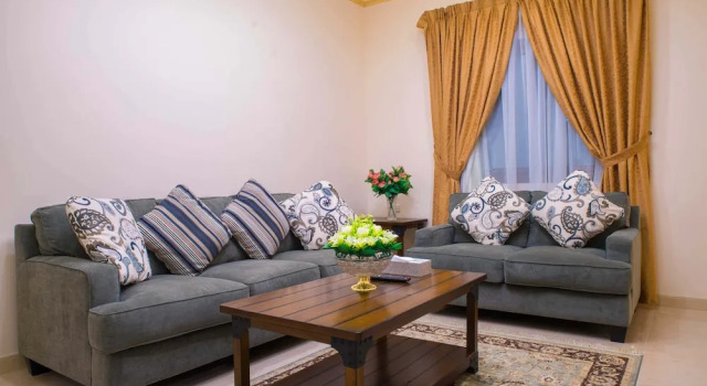 Номер Deluxe с 2 комнатами سارة للشقق المخدومة Sara Serviced Apartments
