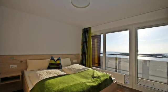 Апартаменты с 2 комнатами с видом на море Apartmenthaus Hohenfels