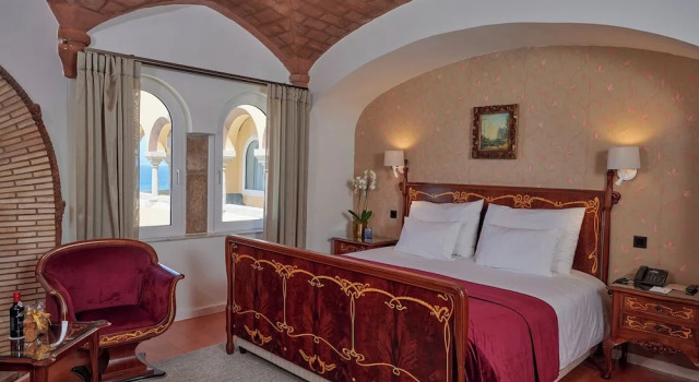 Двухместный номер Standard с балконом и с видом на океан Hotel Fortaleza do Guincho Relais & Châteaux
